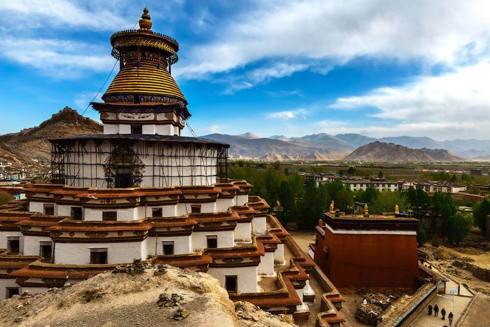 Gyantse is met 60.000 inwoners de derde stad van Tibet en tevens een van de meest aangename. Het ligt in de Nyang Chu vallei en is vooral beroemd vanwege de Gyantse Kumbum, de grootste Chörten in Tibet. Dit is een prachtig klooster vol muurschilderingen. Je vindt de stad aan de bekende Friendship Highway die Lhasa met Kathmandu (Nepal) verbindt.