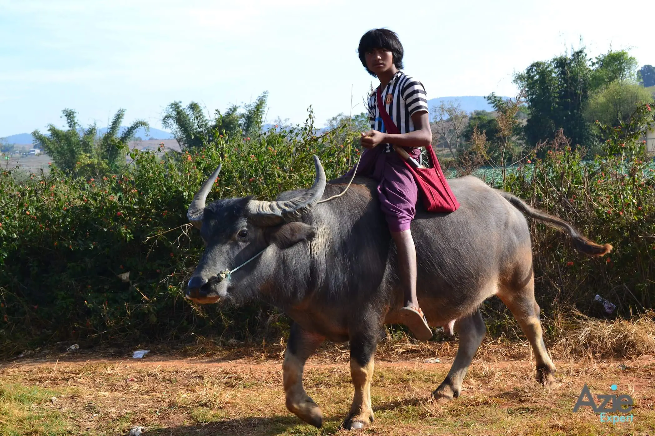 Inwoner van Kalaw in Myanmar