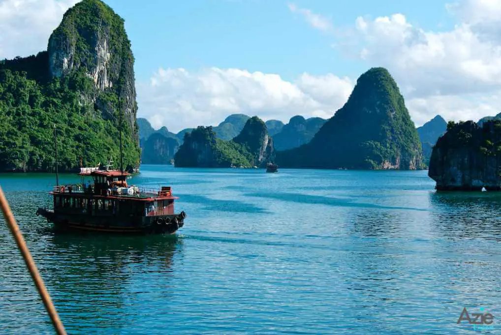 Cruise boot in Vietnam