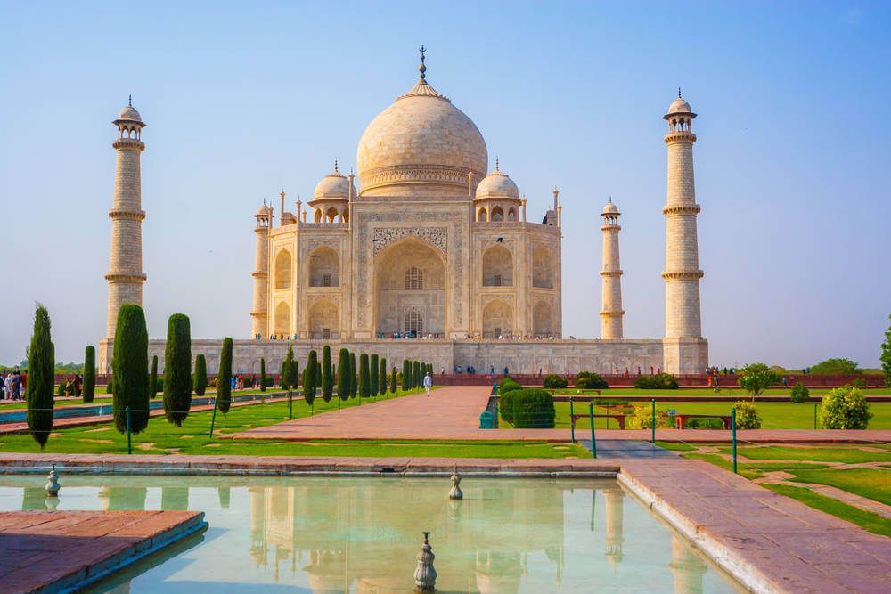 De Taj Mahal overdag