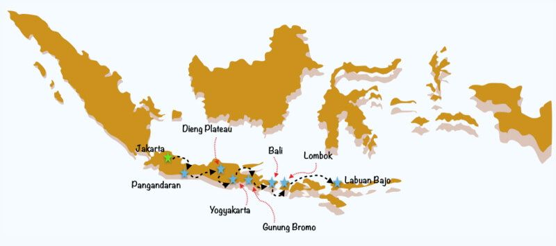 Route Bali