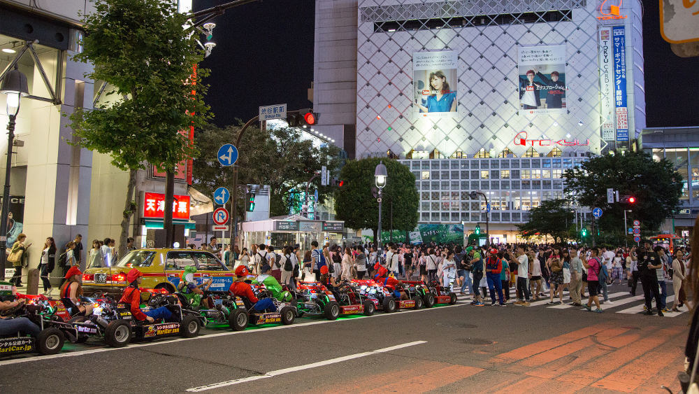 Mariokart in Tokyo
