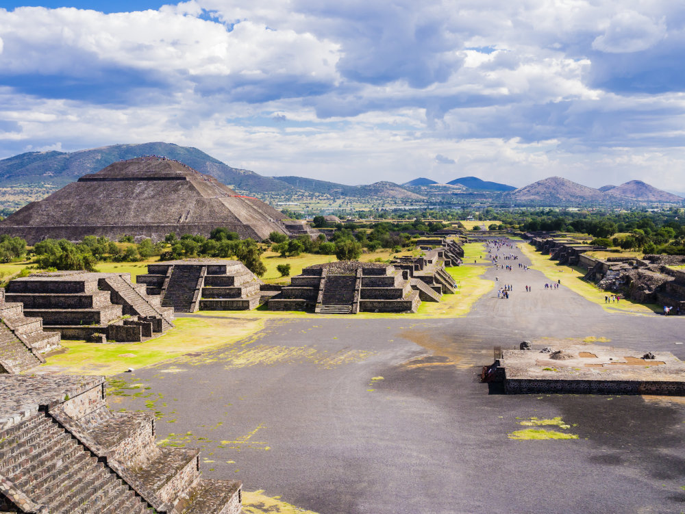 Avenue Of The Dead Teotihuacan