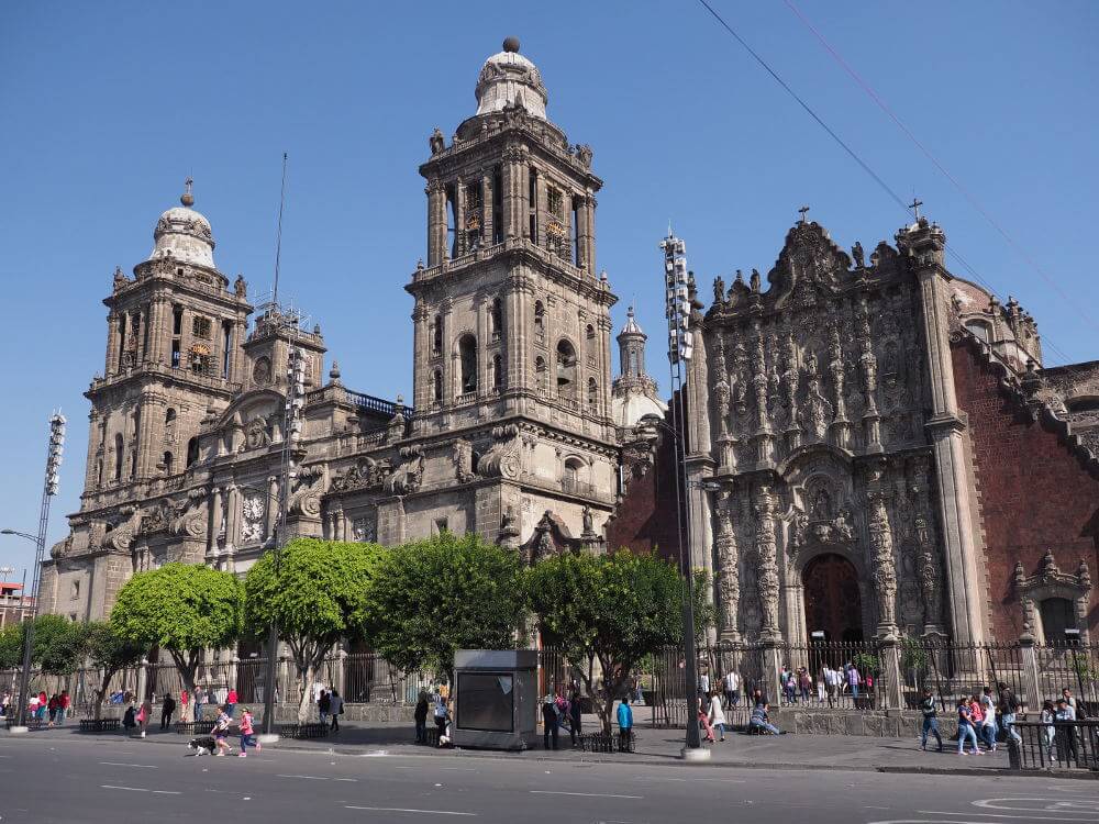Metropolitan Cathedral in Mexico Stad