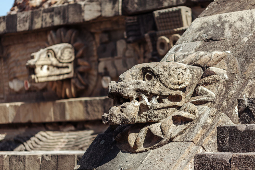 Temple of the Feathered Serpent, Mexico