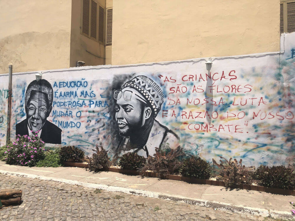 Muurschildering Tarrafal Kaapverdië