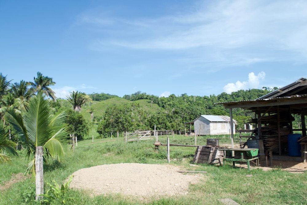 Klein dorp in Belize