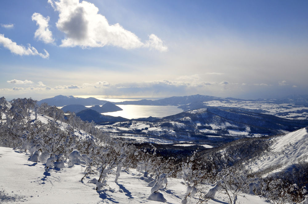 wintersporten in Hokkaido, Japan