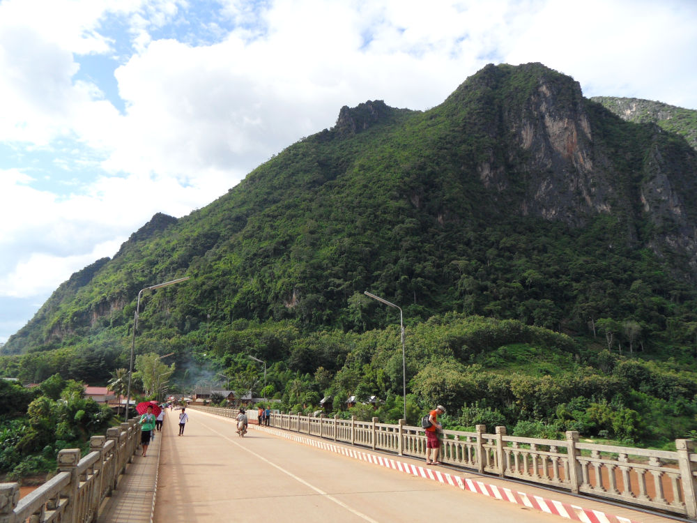 bridge in Nong Khiaw