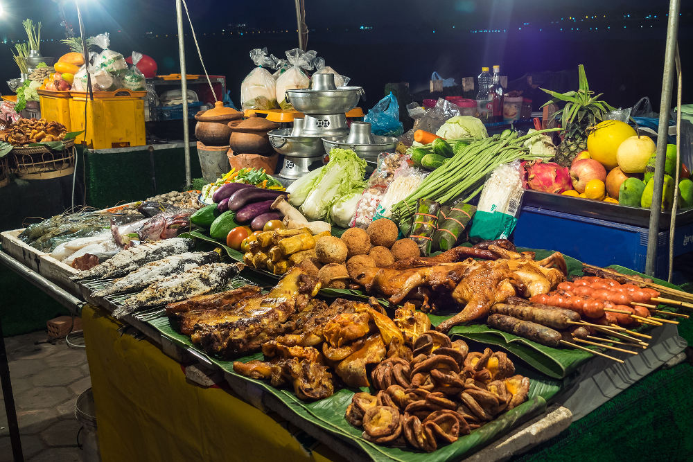 Night Market Vientiane