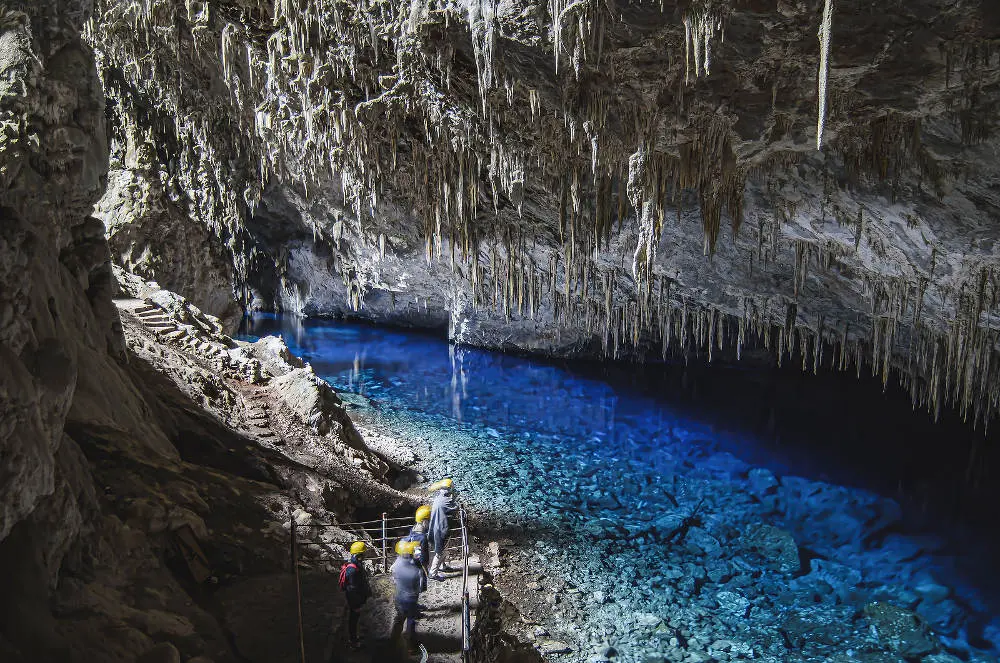 Grotto of the Blue Lake