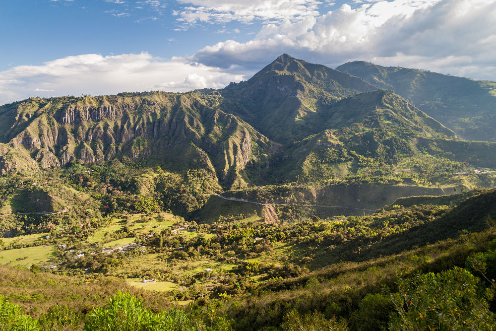 Cauca vallei in Colombia