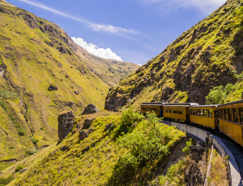 Devi'ls Nose Train in de Andes, Ecuador