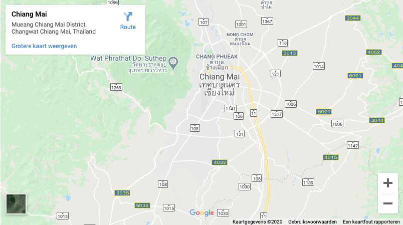 locatie Chiang mai