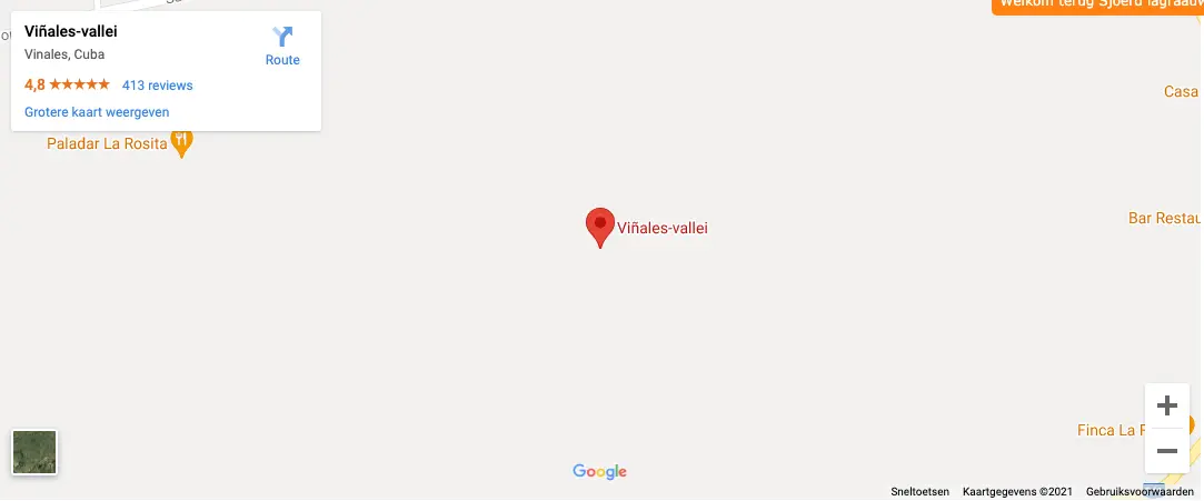 Locatie Valle de Vinales