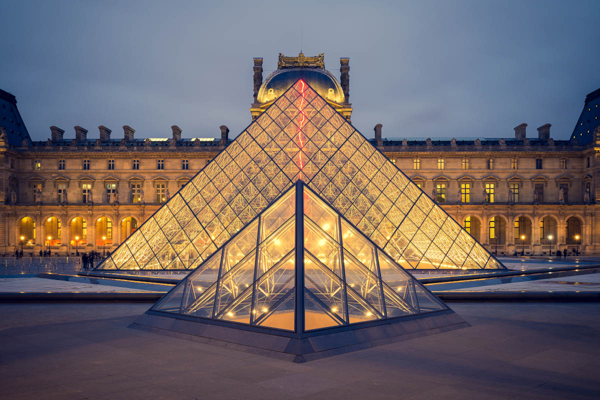 Louvre in Parijs