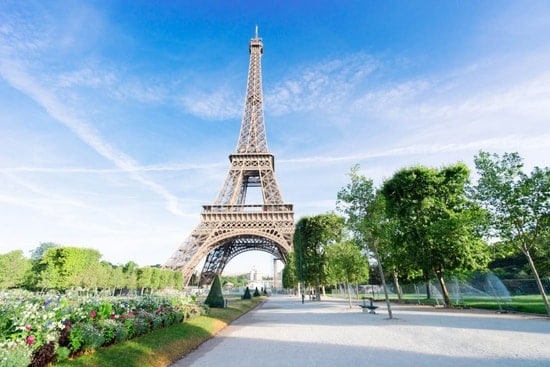 Eiffeltoren in Parijs Frankrijk